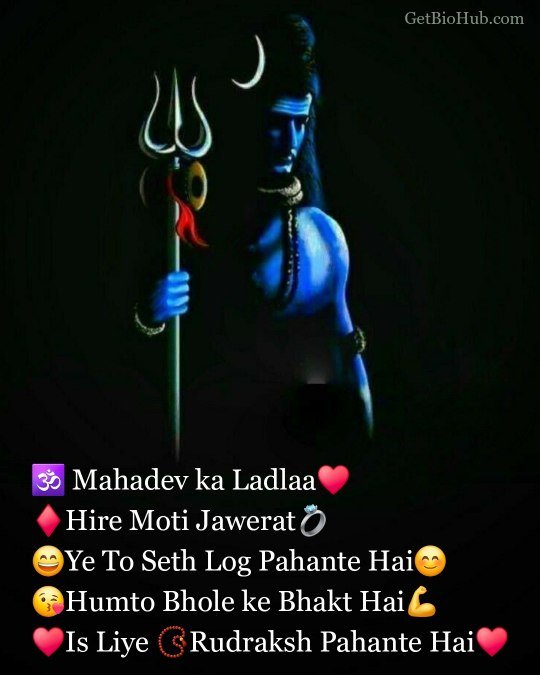 Mahakal Instagram Bio in Hindi