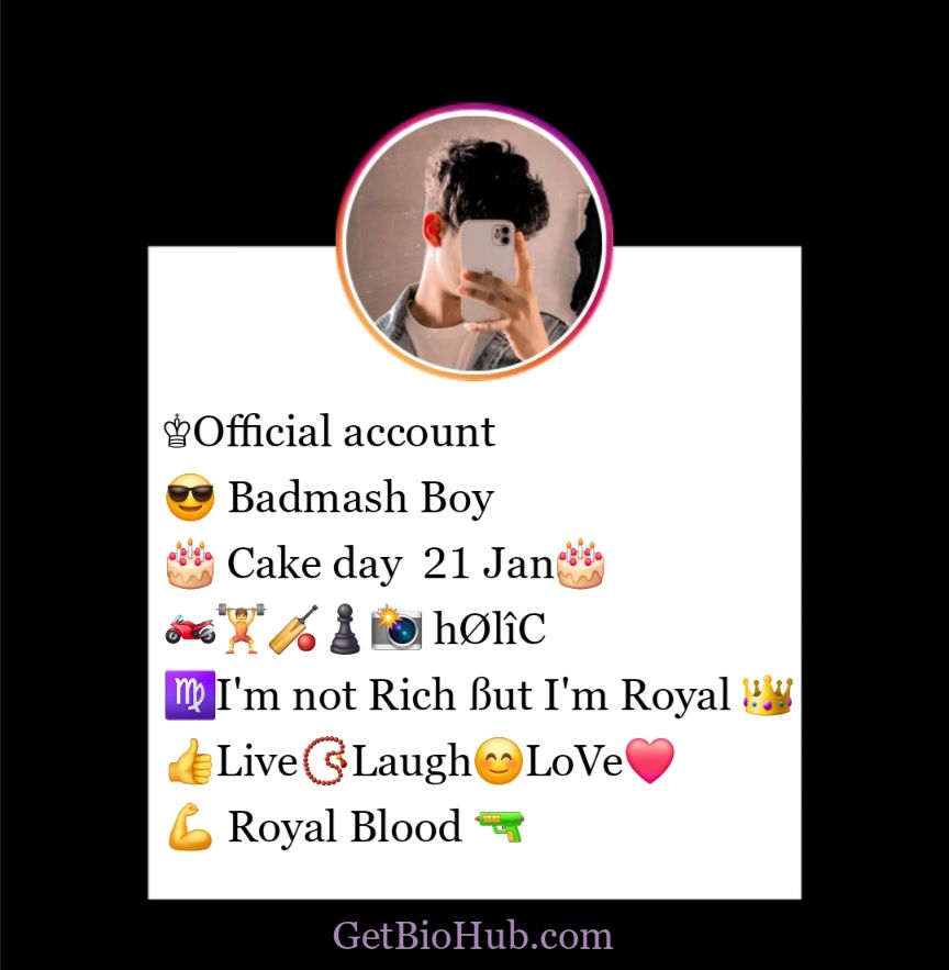 Best Bio For Instagram For Boys