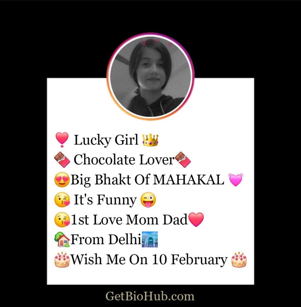 Instagram Bio For Girls With Emoji