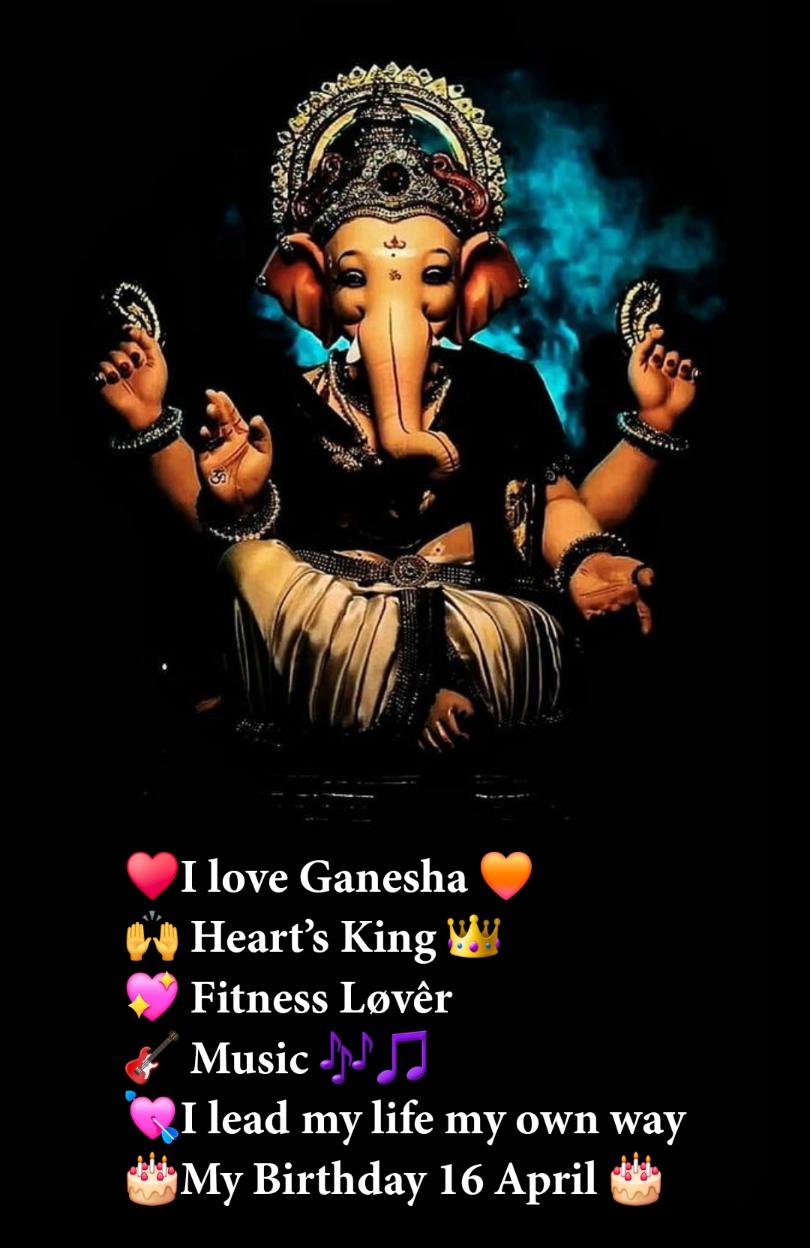 Ganpati Bappa Lover Instagram Bios