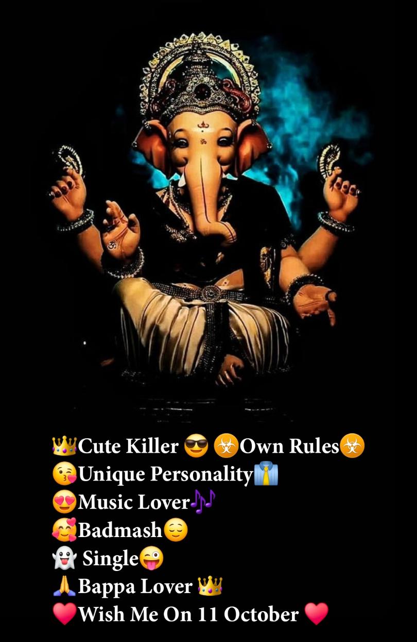 Ganpati Bappa Lover Bio For Instagram