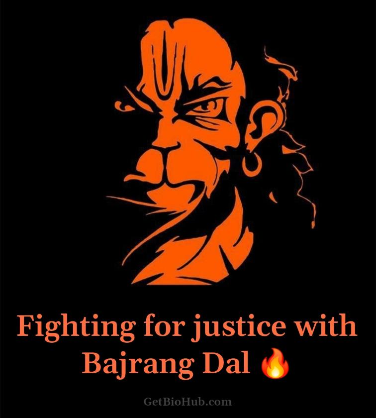 Bajrang Dal Bio For Instagram