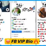 Facebook VIP Account Bio