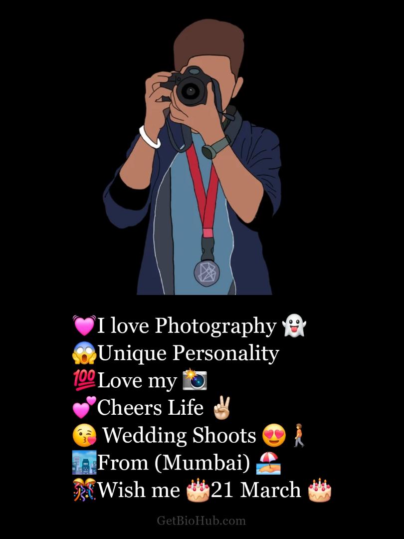 Instagram Bio For Photography Lover