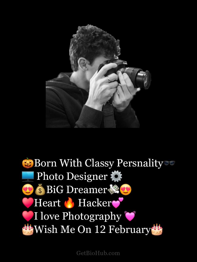 Photography Bio For Instagram